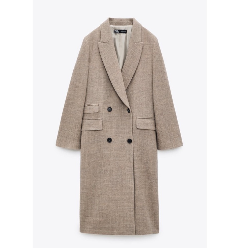 ZARA 100% wool coat